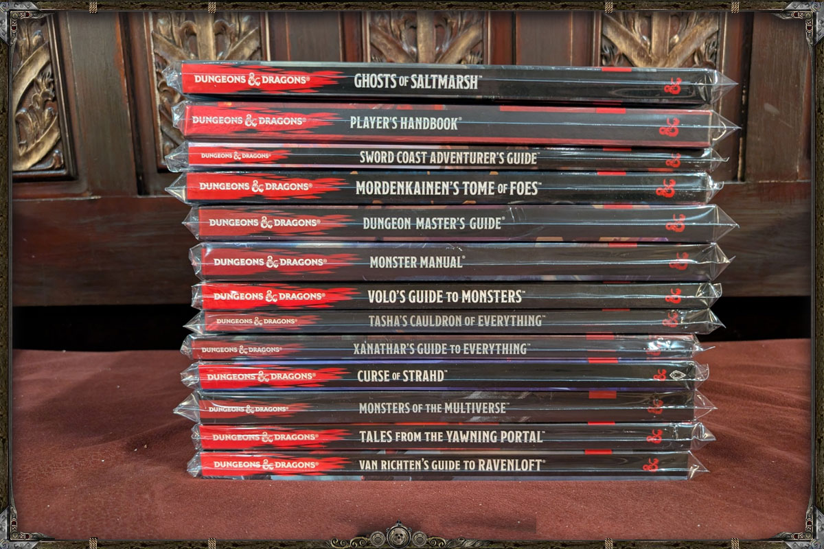 5th Edition Dungeons and Dragons Books